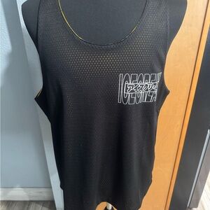Icecream Black Mesh Tank Top